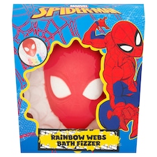 Marvel Spiderman rainbow webs bath fizzer 150g