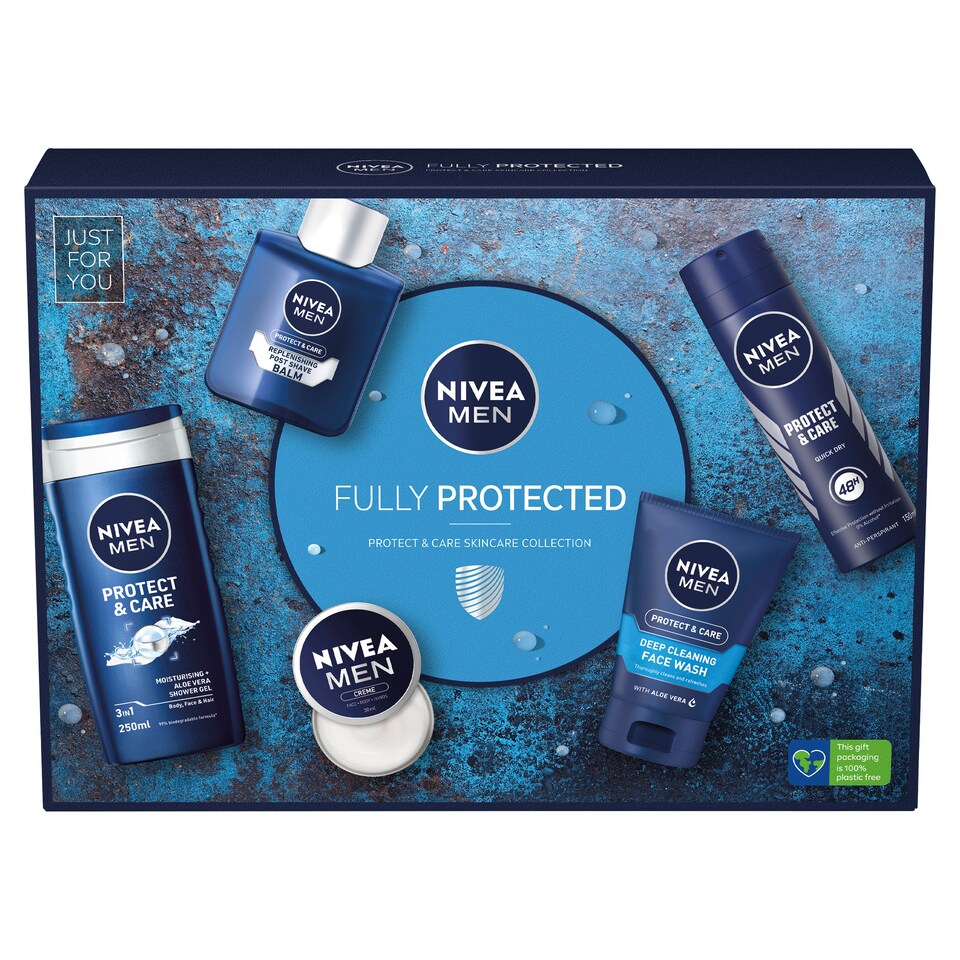 image 1 of Nivea Men Fully Protected Gift Set