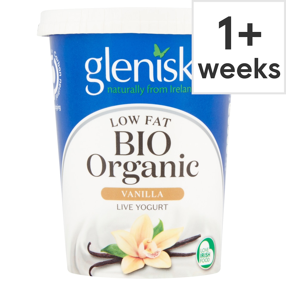 Glenisk Organic Low Fat Vanilla 450G