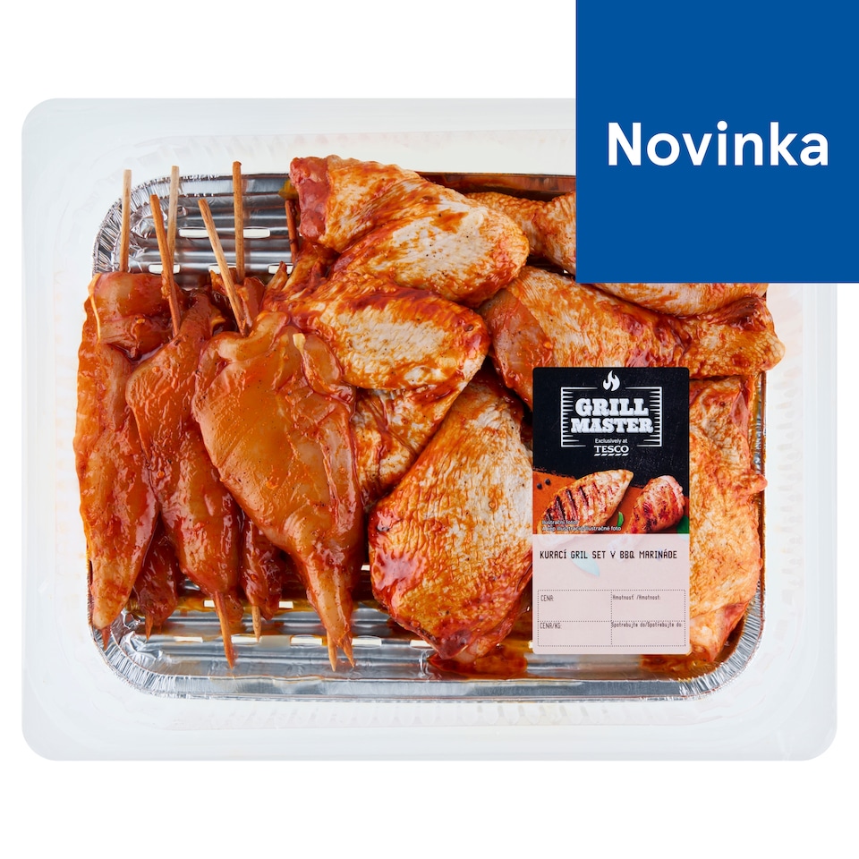 Tesco Grill Master Kurací grill set v BBQ marináde