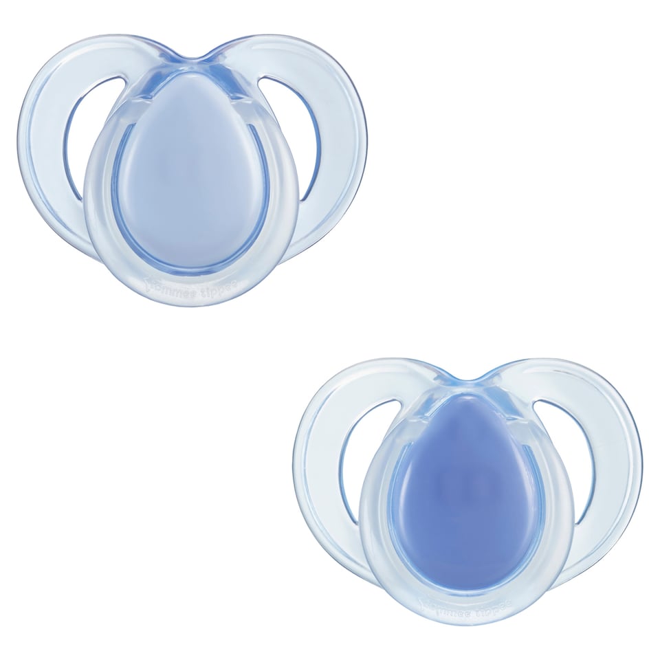 image 1 of Tommee Tippee Night Time Soothers, 18-36m, Pack of 2