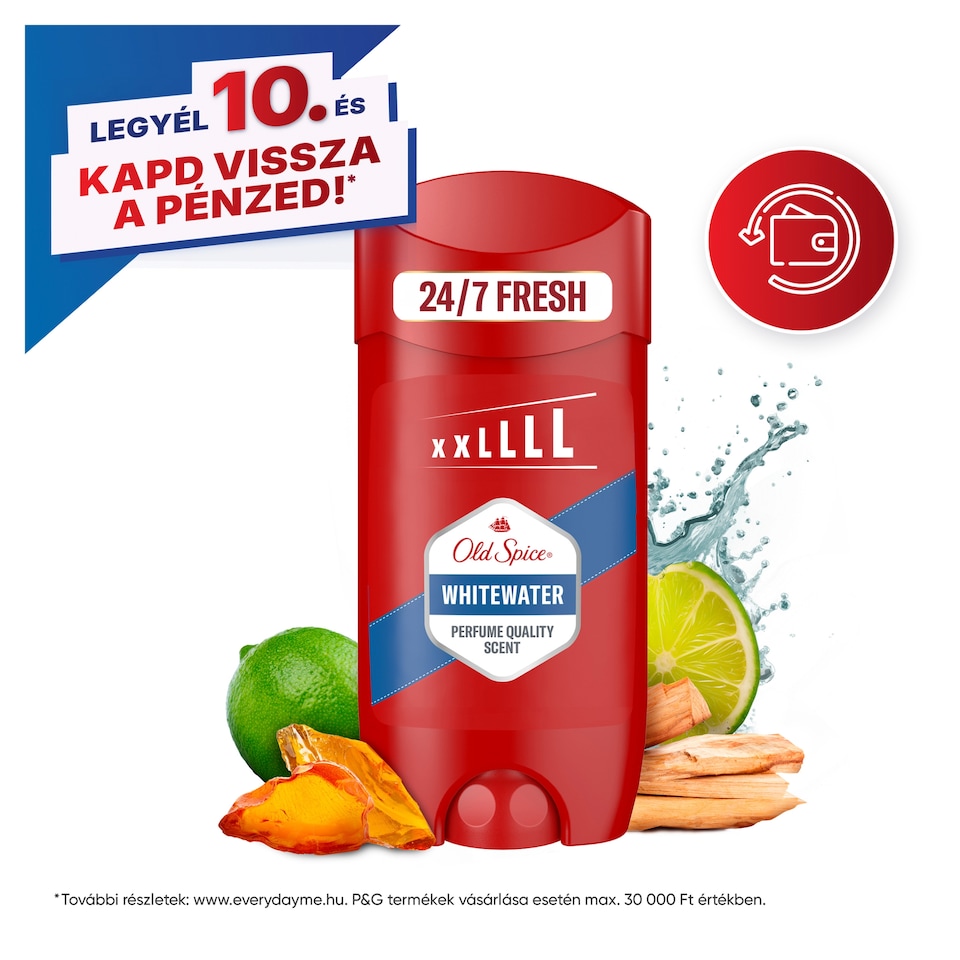 Old Spice Whitewater Férfi Stift Dezodor, 85 ml 1. kép