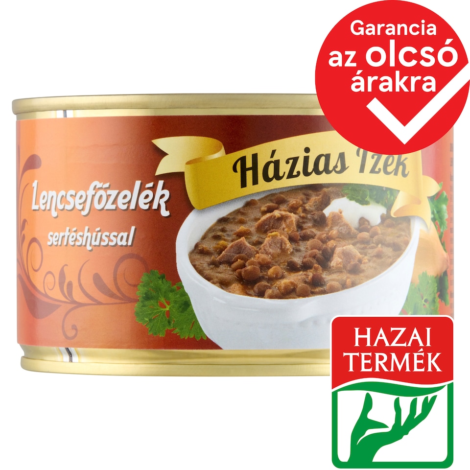 Házias Ízek Dish of Lentils with Pork 400 g