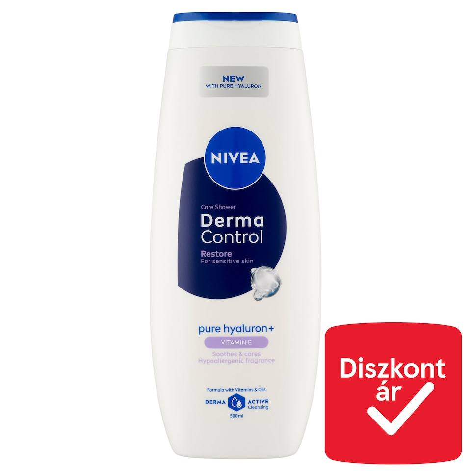 image 1 of NIVEA Derma Control Restore Shower Gel 500 ml