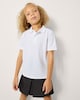 image 2 of F&F School Unisex 2-Pack Pure Cotton Regular Fit Polo Shirts in White