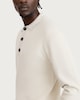 image 2 of F&F Knitted Long Sleeved Polo Jumper in Ecru
