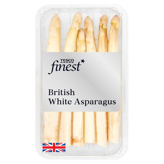Tesco Finest White Asparagus Bundle 200G Tesco Groceries