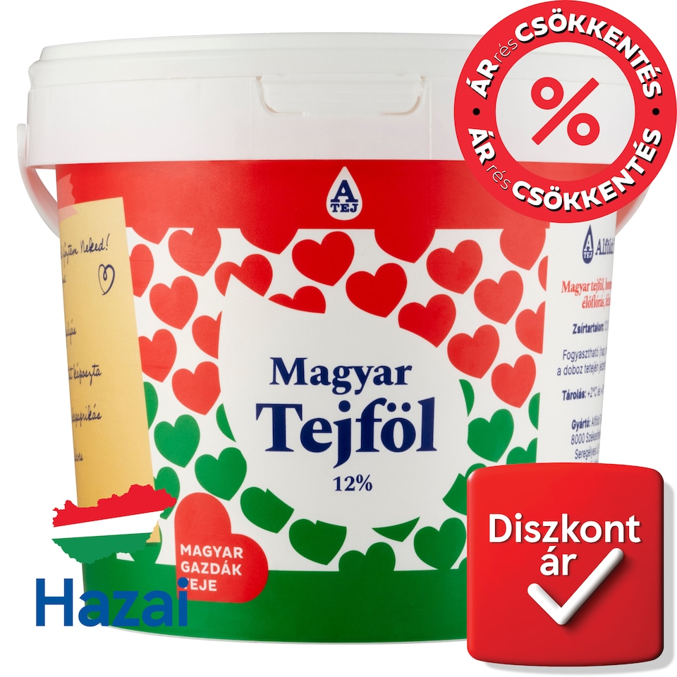 Magyar Tejföl 12%-os tejföl 800 g  1. kép