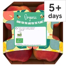 Blue Whale Organic Premium Red Apples 4 Pack
