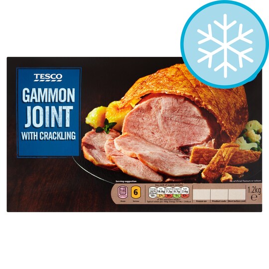 Tesco Gammon Joint With Crackling 1.2Kg Tesco Groceries