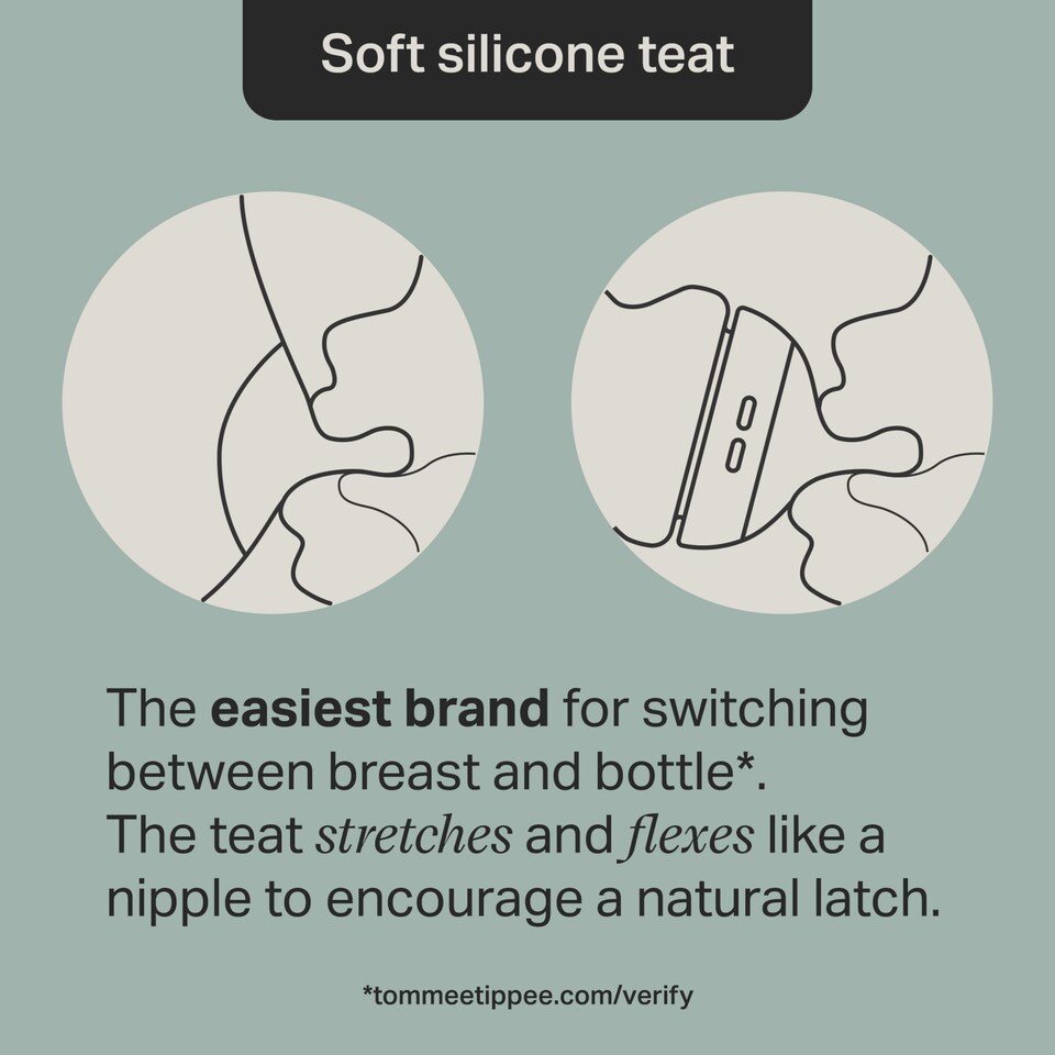 image 1 of Tommee Tippee Advanced Anti-Colic Newborn Baby Bottle Starter Kit, Mixed Sizes