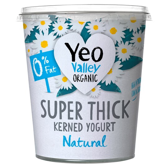 Yeo Valley Organic Super Thick 0 Natural Yogurt 850G Tesco Groceries