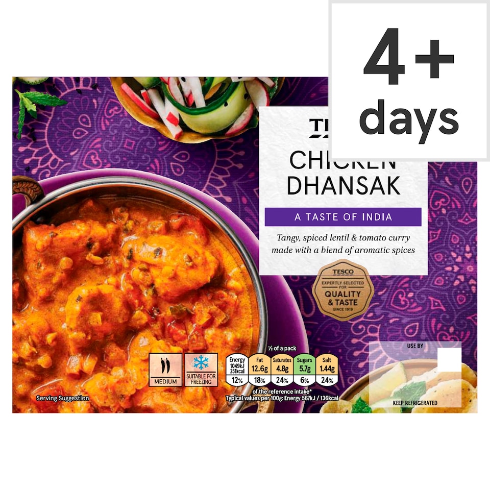 Tesco Chicken Dhansak 400g