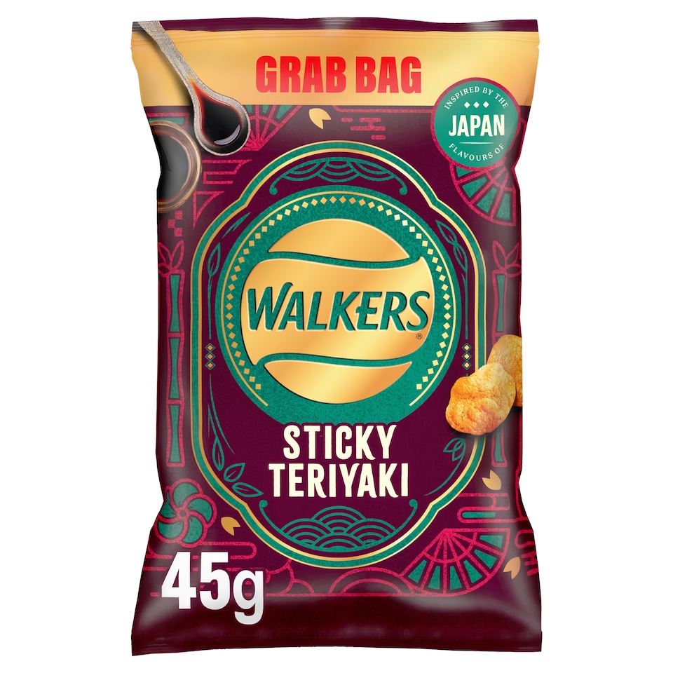 Walkers Sticky Teriyaki Bag Crisps 45g
