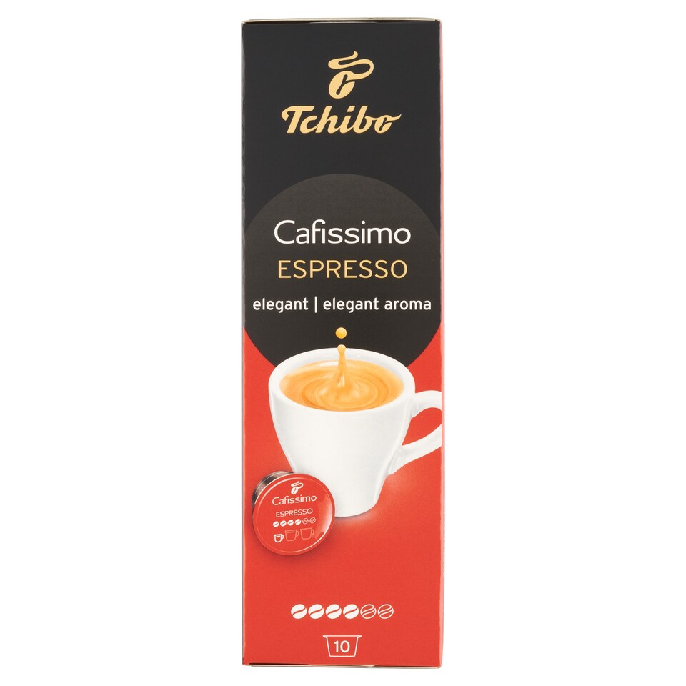 image 1 of Tchibo Cafissimo Espresso Roasted Ground Coffee Capsules 10 x 7g (70g)