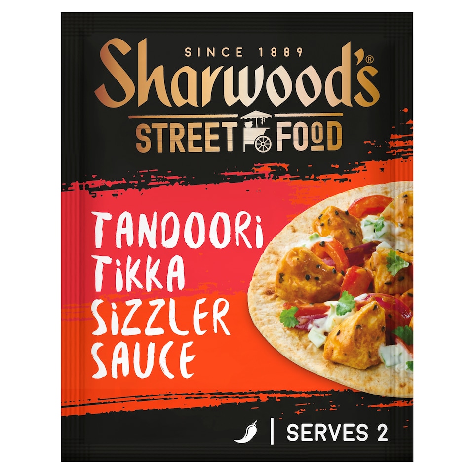 Sharwood's Street Food Tandoori Tikka Sizzler 120g