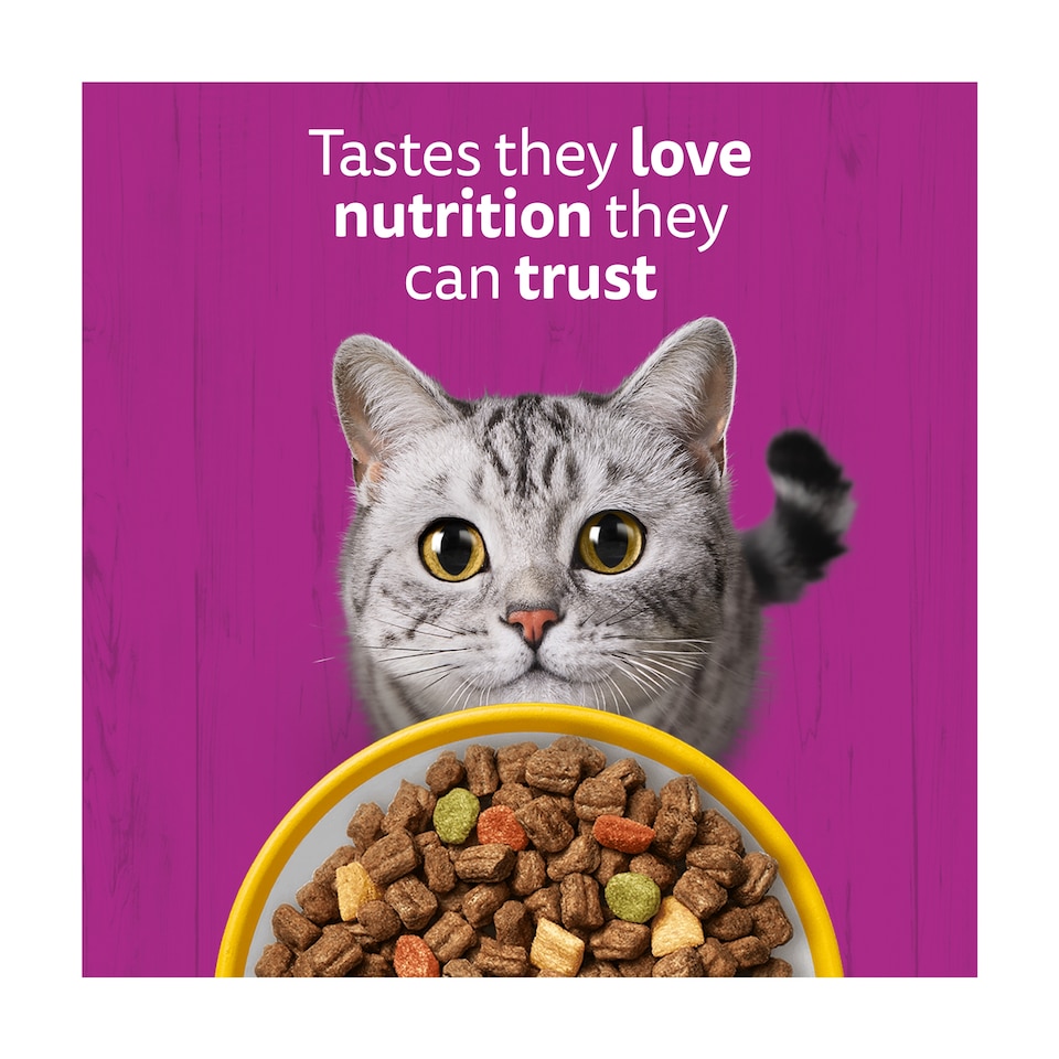 image 1 of WHISKAS 1+ Complete Dry Cat Food with Chicken 7kg