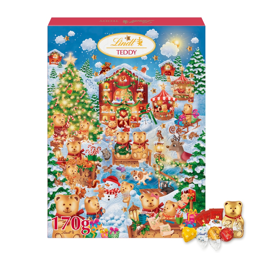 image 1 of Lindt Teddy Winter Wonderland Ad/Cal 170G