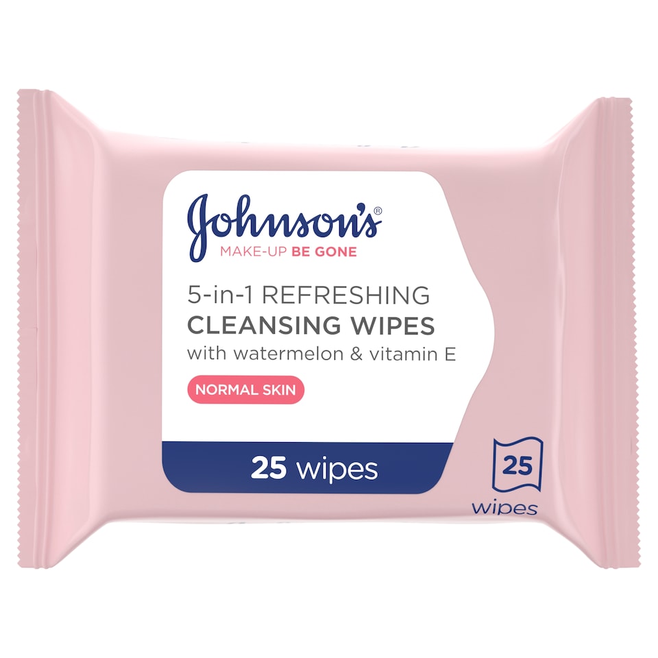 image 1 of Johnson's Face Care Refreshing Wipes 25