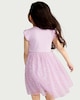 image 3 of F&F Girls Sequin Tulle Dress in Lilac
