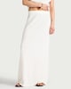 image 2 of F&F Textured Co-ord Maxi Skirt in Cream