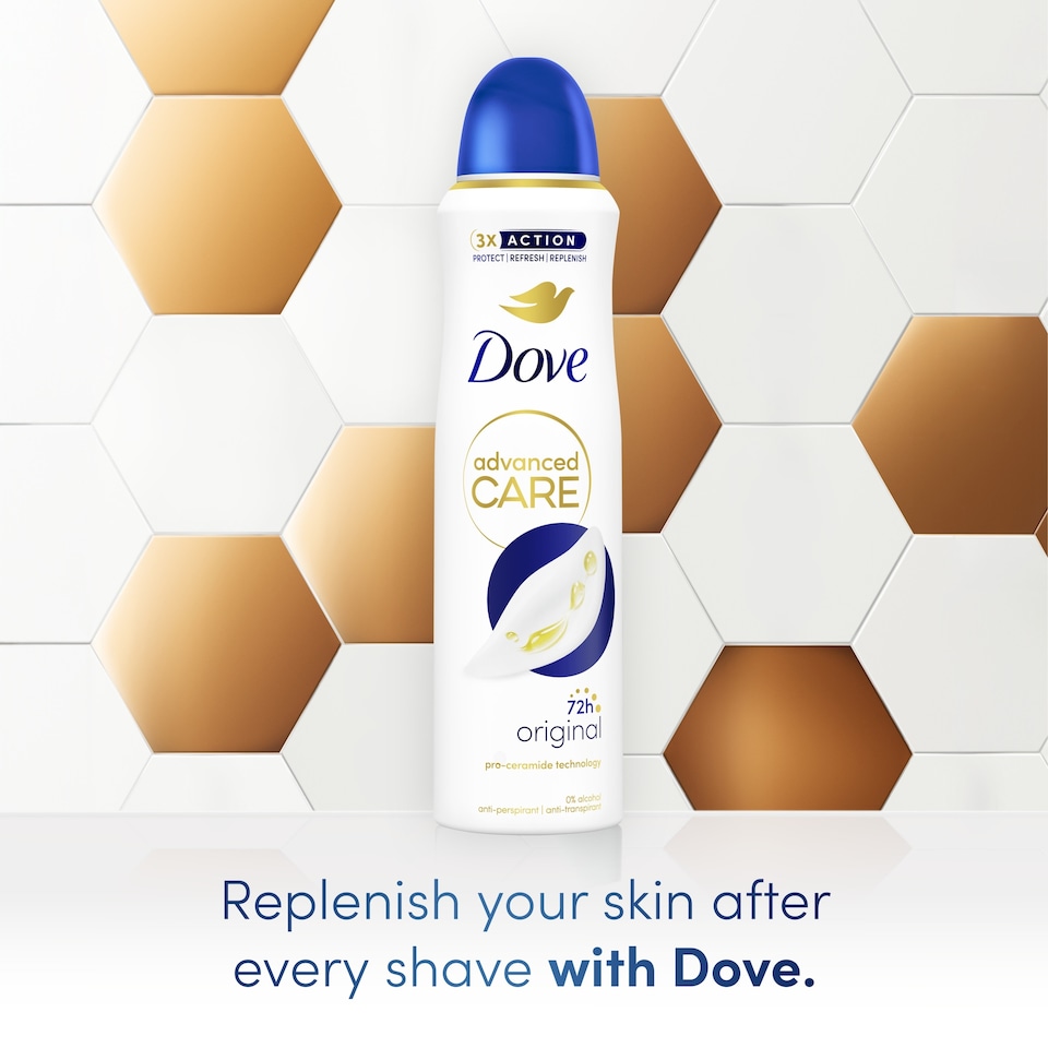 image 1 of Dove Advanced Care Original 72h Antiperspirant Deodorant 150ml