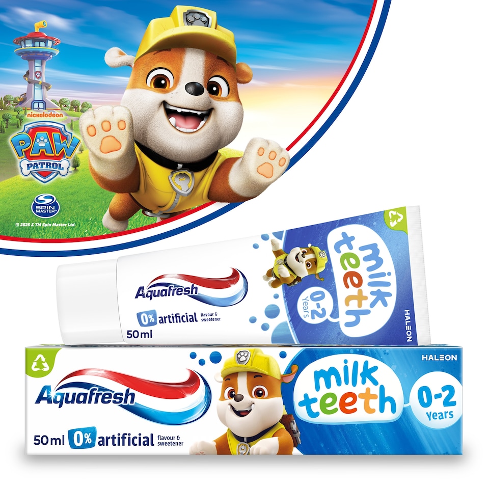 image 1 of Aquafresh Baby Toothpaste, Milk Teeth 0-2 Years, 50ml