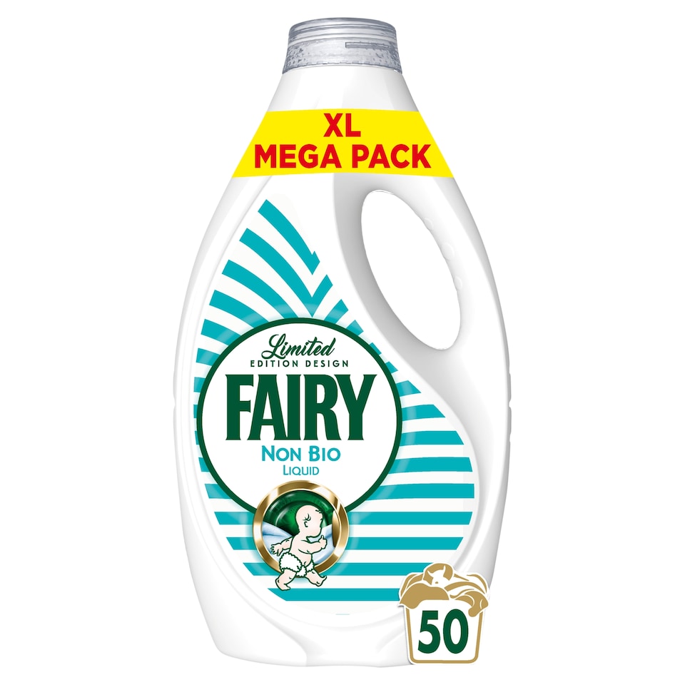 Fairy Non Biological Washing Liquid 50 Washes 1550ml