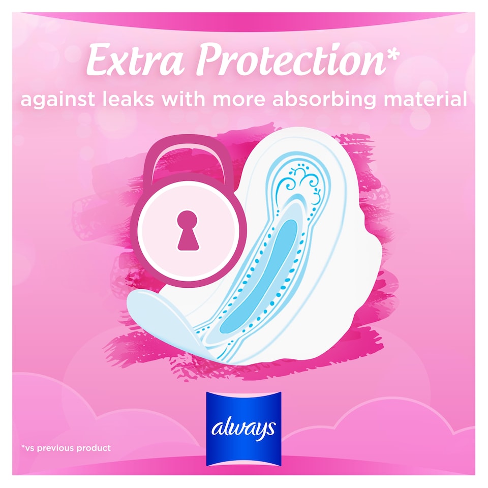 image 1 of Always Sensitive Normal Size 1 Sanitary Towels With Wings 14 Pack
