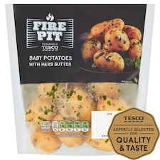Tesco New Potatoes With Herb Butter 360G (C)