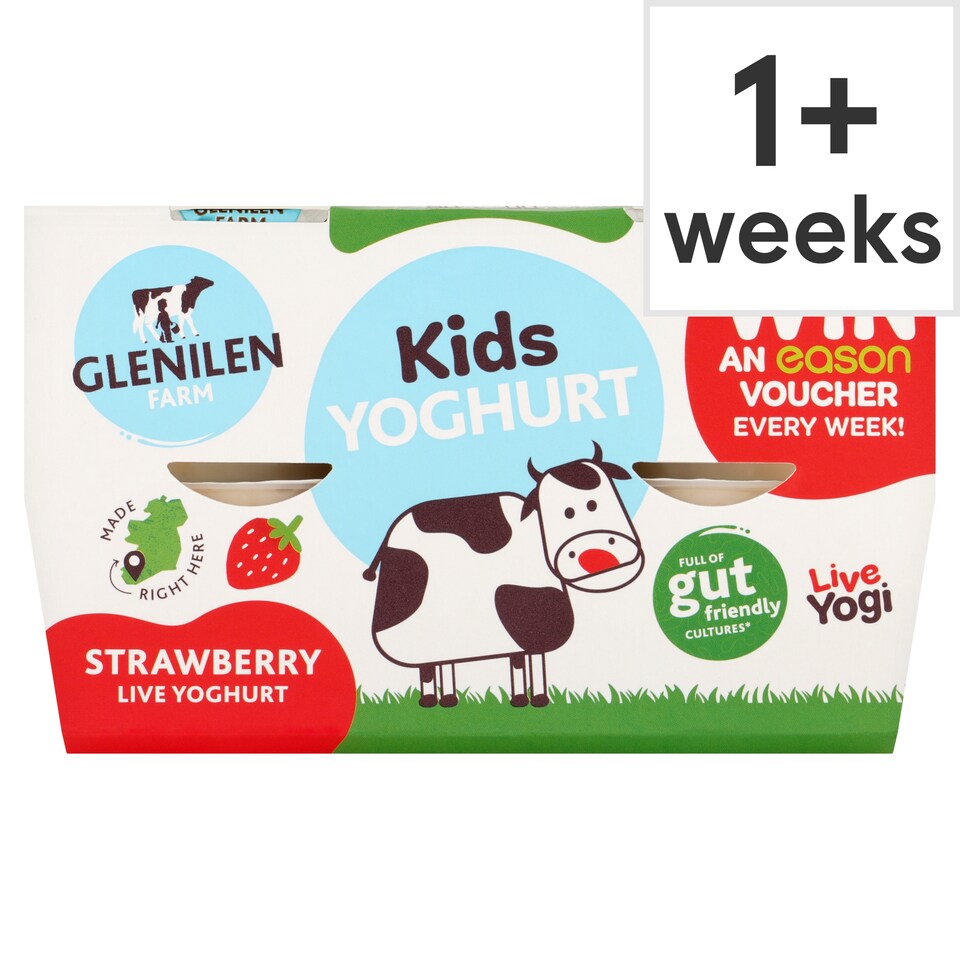 Glenilen Farm Live Kids Yogurt Strawberry 360G
