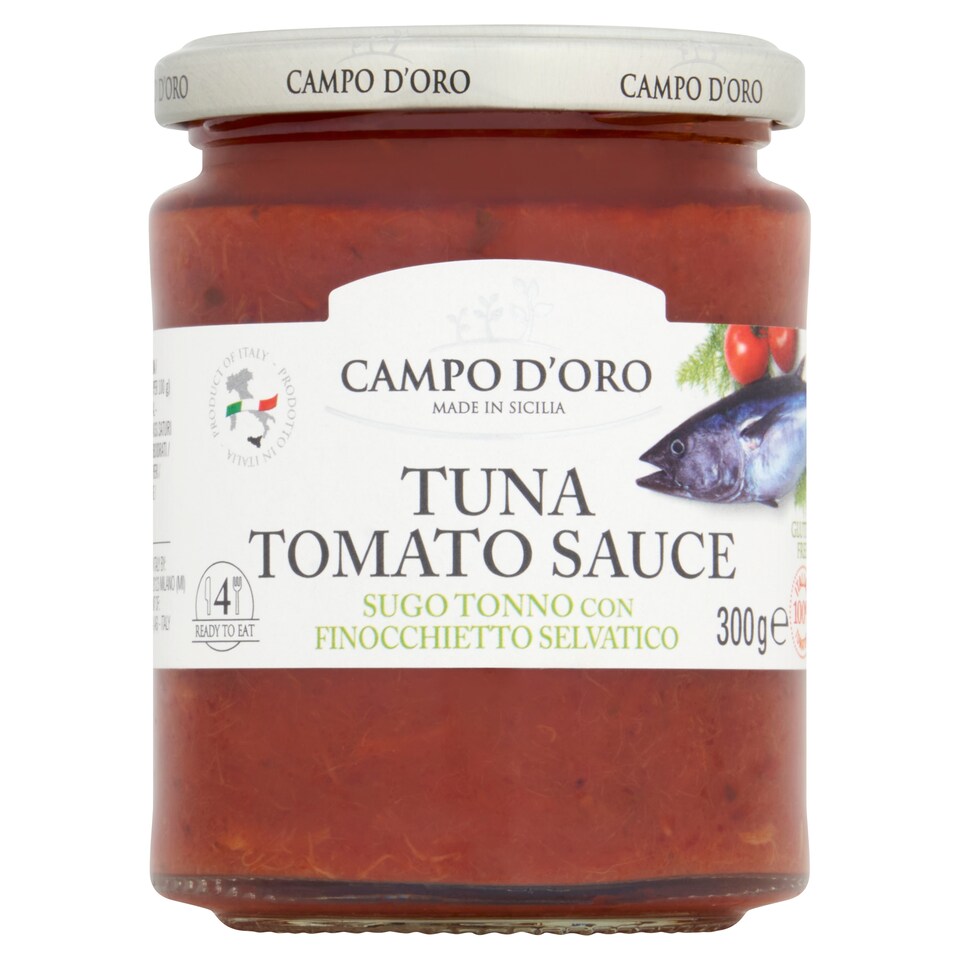 Campo D'oro Tuna Tomato Sauce with Wild Fennel 300g