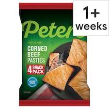 Peter's Corned Beef Pasties 4 Pack