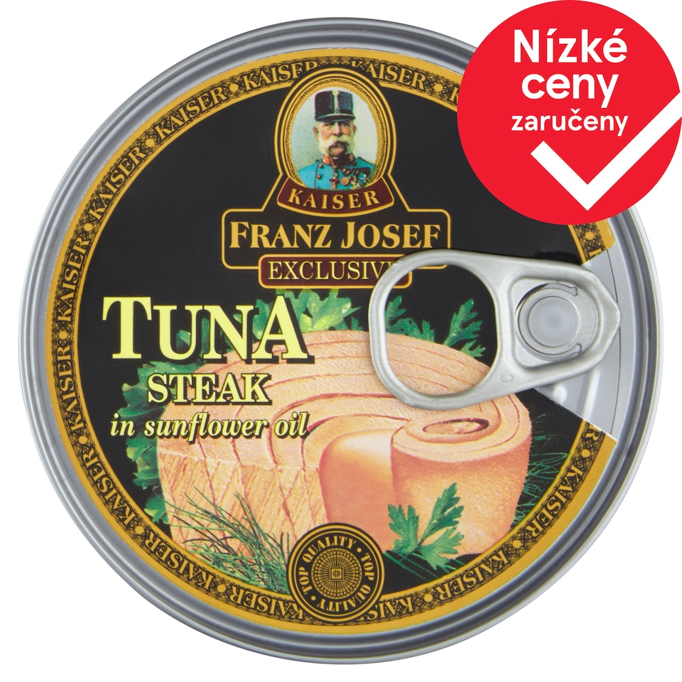 Franz Josef Kaiser Exclusive Tuňák steak ve slunečnicovém oleji 170g