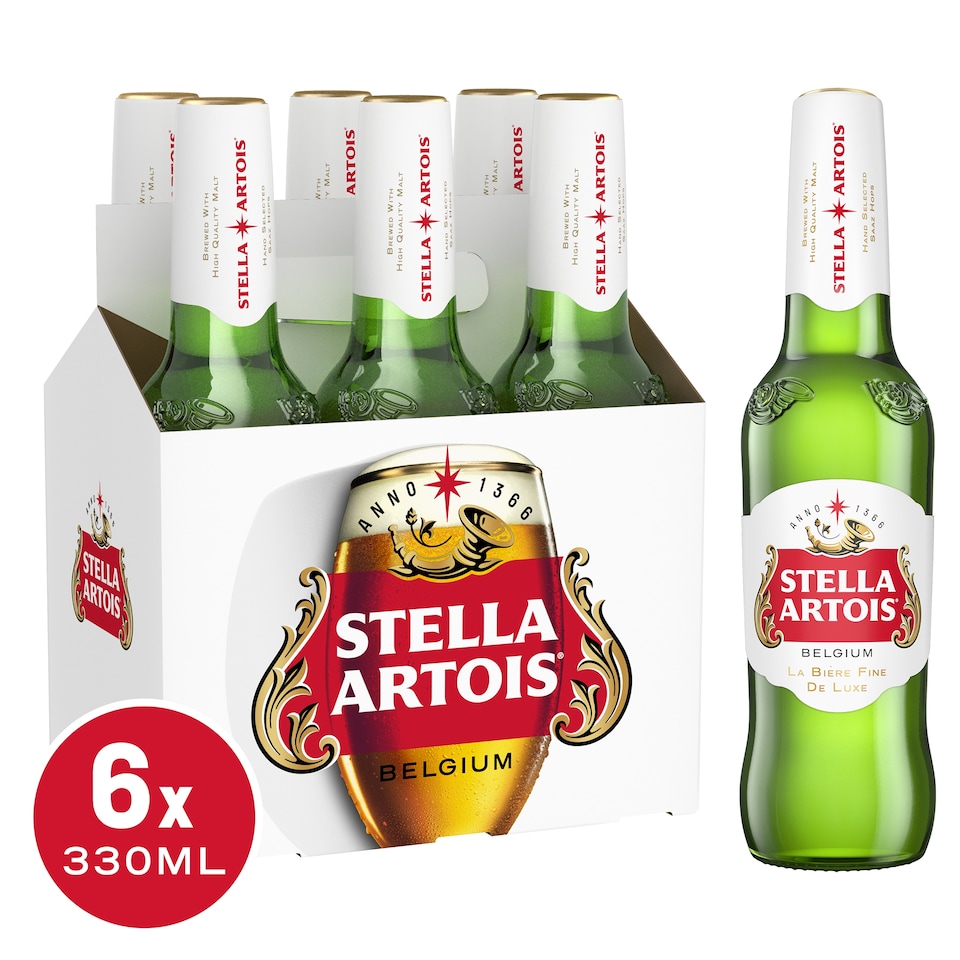 Stella Artois Lager 6X330ml