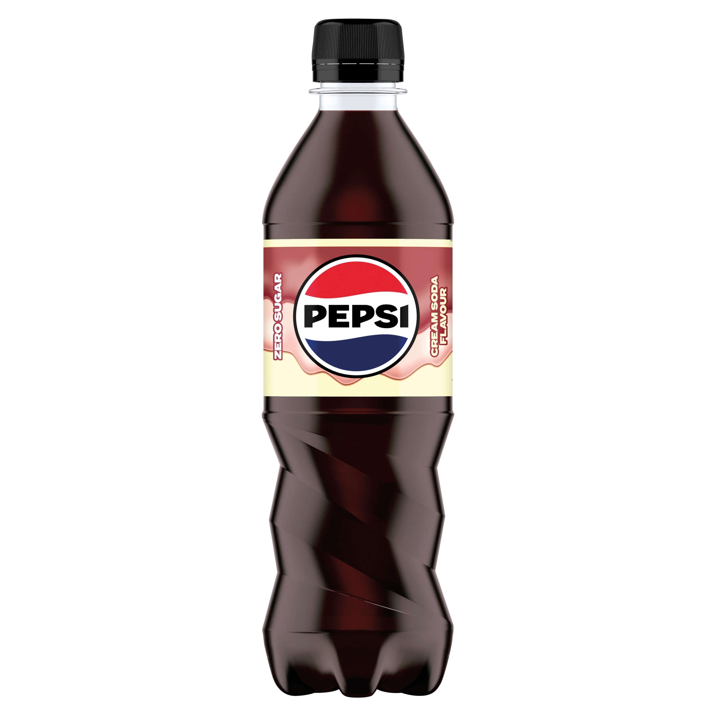 Pepsi Zero Sugar Cream Soda Flavour Soft Drink 500 ml - Tesco Groceries
