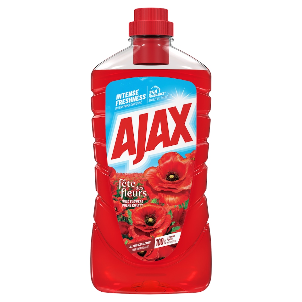 obrázok 1 z Ajax Floral Fiesta Red Flowers univerzálny čistiaci prostriedok 1000 ml