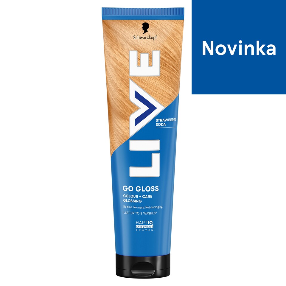 Schwarzkopf Live Go Gloss Colour+Care Glossing Strawberry Soda 150 ml