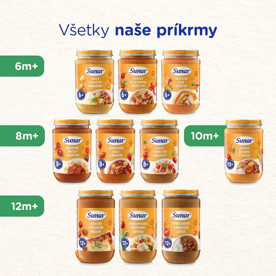 obrázok 1 z Sunar príkrm špagety s bolonskou omáčkou 8m+, 190 g