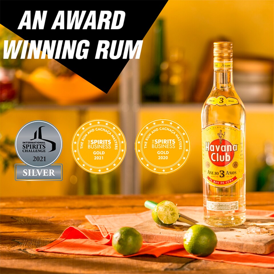 image 1 of Havana Club 3 Year Old White Rum 70Cl