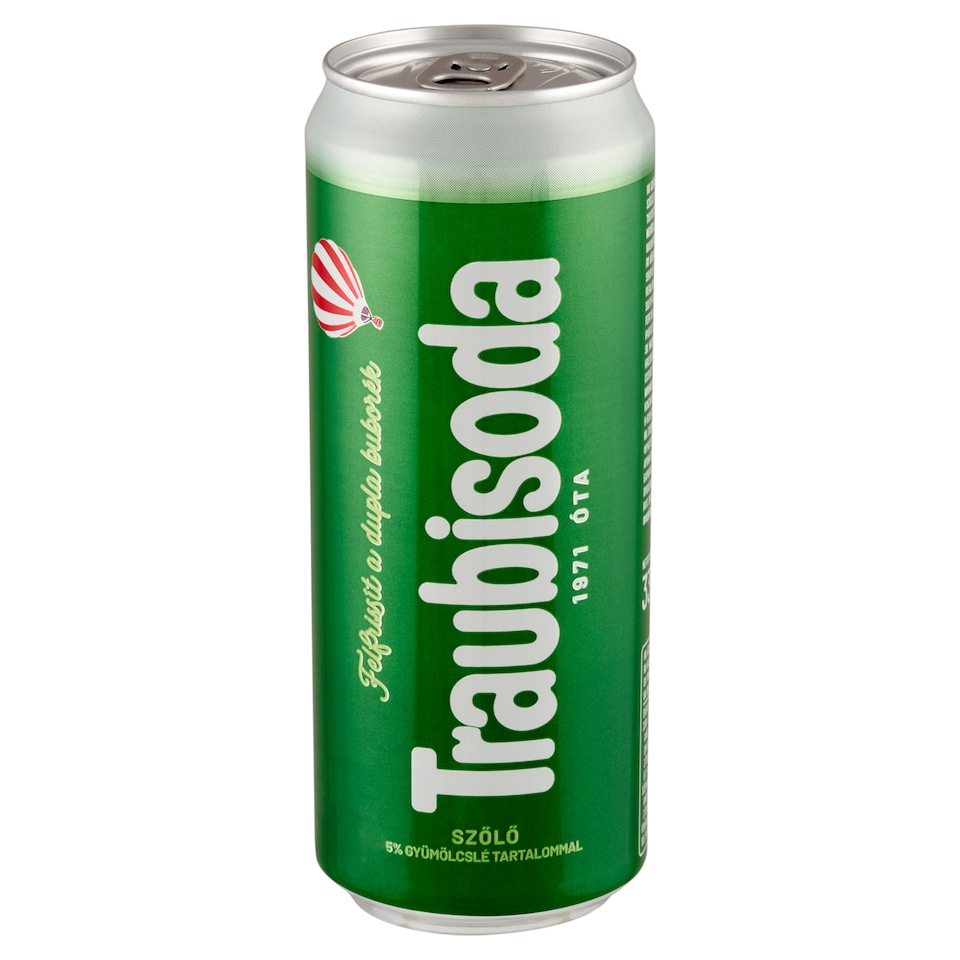 Traubisoda szőlő szénsavas üdítőital cukorral és édesítőszerrel 330 ml  1. kép