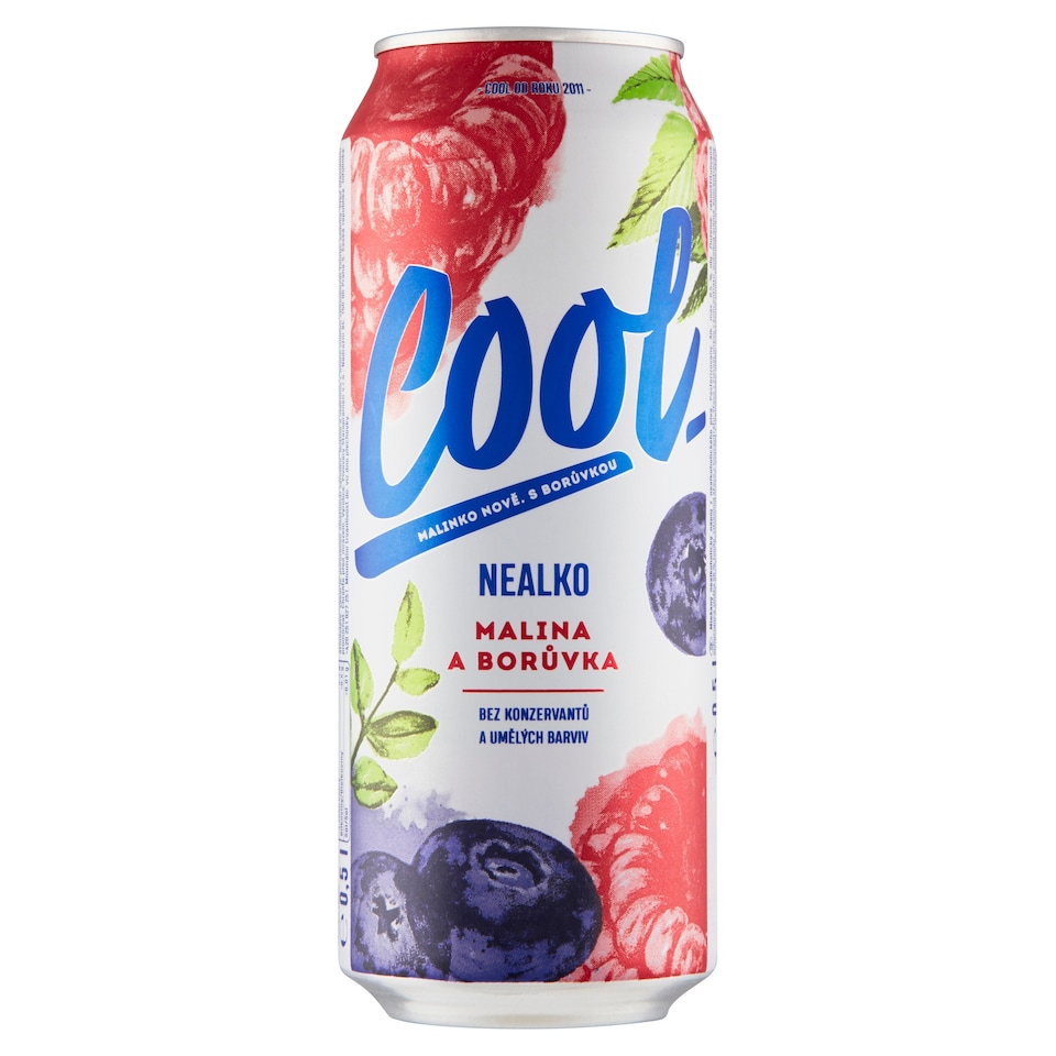 image 1 of Cool Raspberry and Blueberry Non-Alcoholic 00 0.5 L