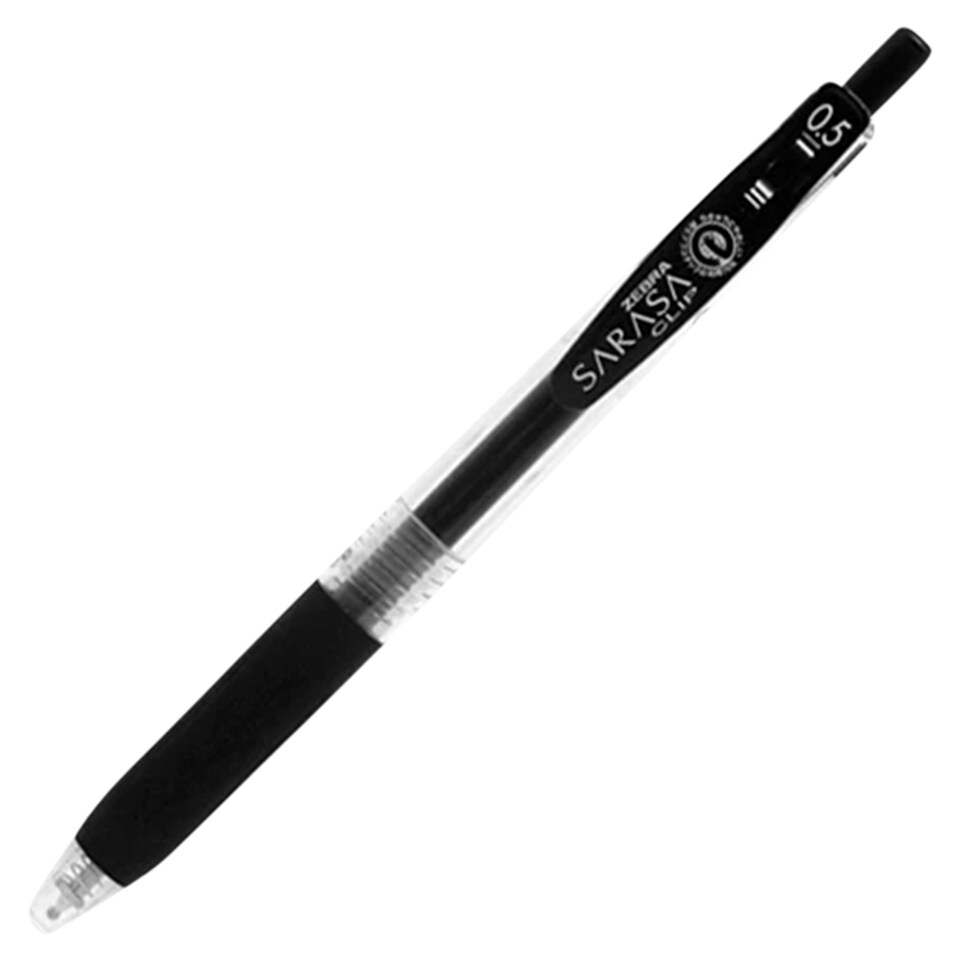 Zebra Sarasa Clip Black zselés toll 0,5 mm
