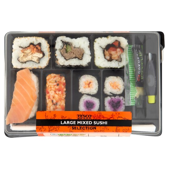 TESCO LARGE MIXED SUSHI 189G Tesco Groceries