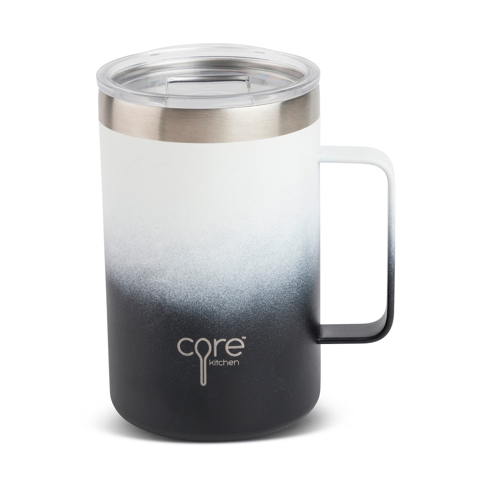 image 1 of Core Kitchen Black Ombre Roast Travel Mug 502Ml