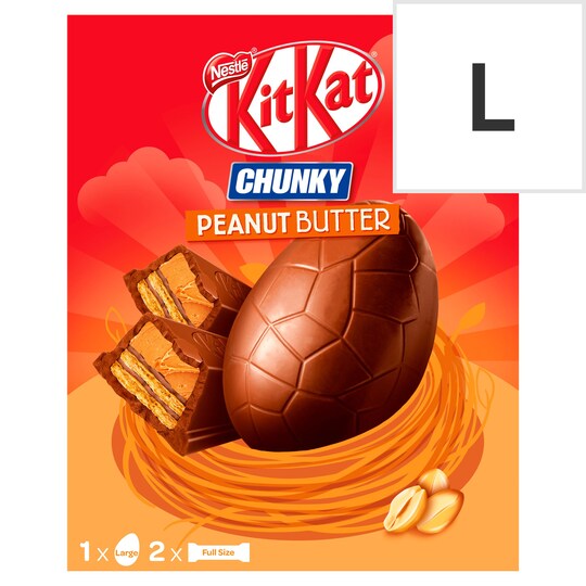 Nestle Kit Kat Chunky Peanut Butter Large Egg 264G Tesco Groceries