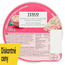 Tesco Bravčový krém so slaninovou príchuťou 100 g