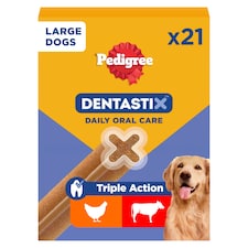 Pedigree Dentastix Daily Large Dog Treats 21 Dental Sticks
