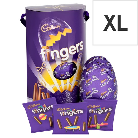 Cadbury Dairy Milk Chocolate Egg With Mini Fingers Tesco Groceries