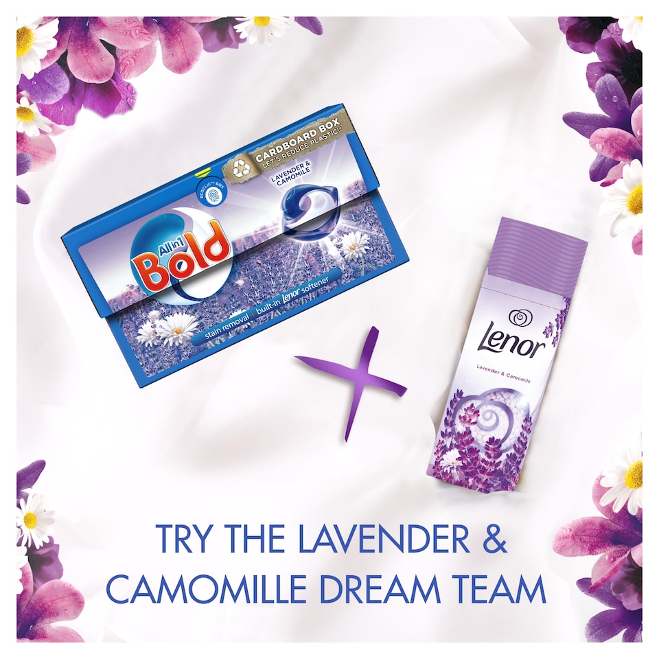image 1 of Bold All in One Washing Pods Lavender & Chamomile 13 washes 252.2g